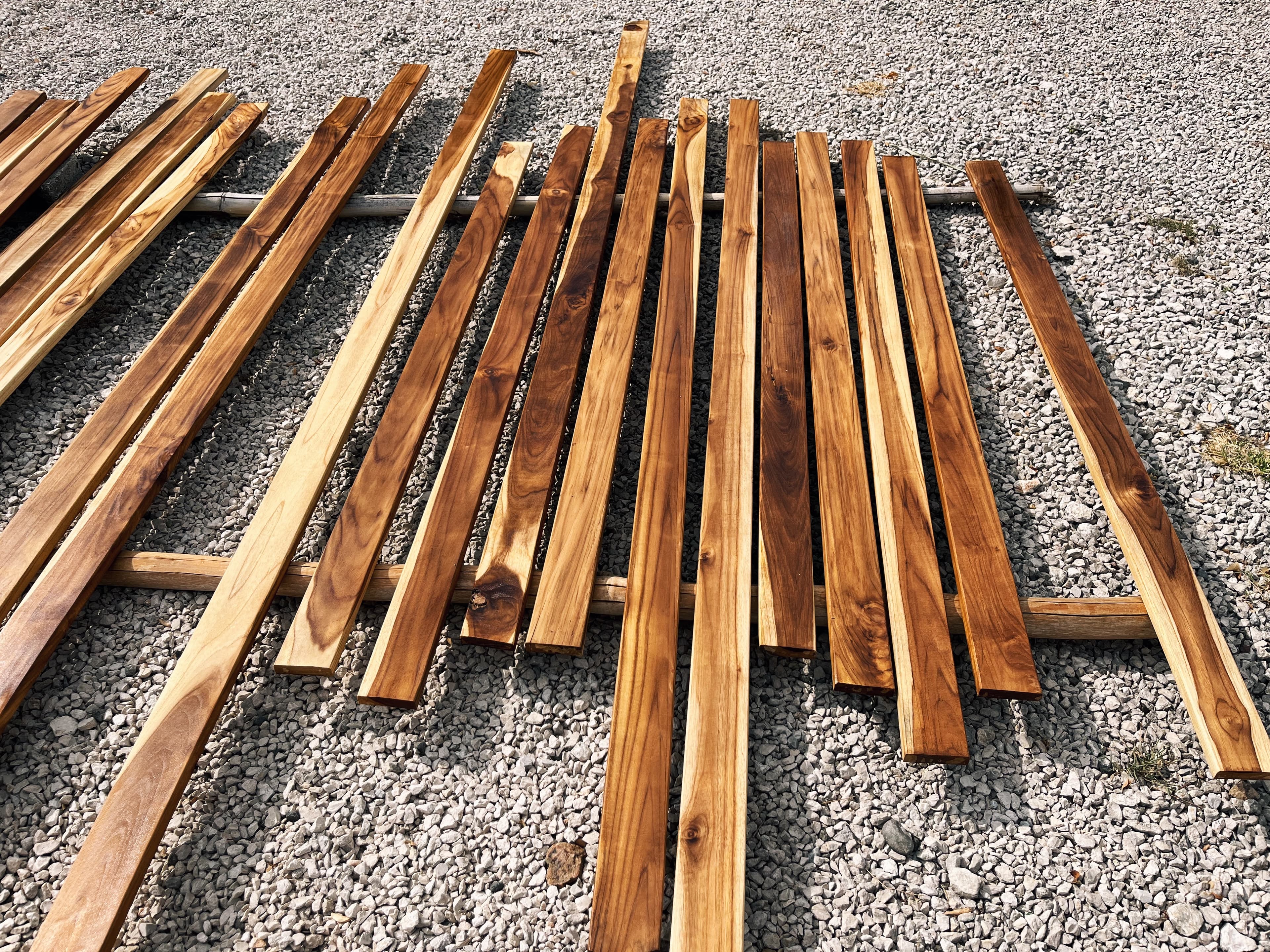 Sawn planks